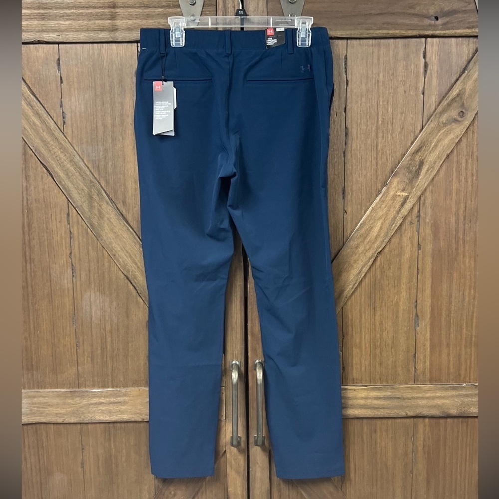 Under Armour Links High Rise Pull On Stretch Golf Pants Navy Size 10 NWT - Picture 3 of 8